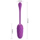 PRETTY LOVE HUEVO VIBRADOR CON TEXTURA MARINA RECARGABLE MORADO