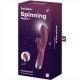 SATISFYER SPINNING RABBIT 1 ESTIMULACION CLITORIS Y PUNTO G ROJO