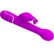 PRETTY LOVE DEJON VIBRADOR RABBIT 3 EN 1 MULTIFUNCIaN VIOLETA