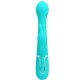 PRETTY LOVE DEJON VIBRADOR RABBIT 3 EN 1 MULTIFUNCIaN VERDE AGUA