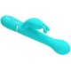 PRETTY LOVE DEJON VIBRADOR RABBIT 3 EN 1 MULTIFUNCIaN VERDE AGUA