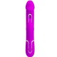 PRETTY LOVE KAMPAS VIBRADOR RABBIT 3 EN 1 MULTIFUNCIaN CON LENGUA FUCSIA