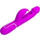 PRETTY LOVE KAMPAS VIBRADOR RABBIT 3 EN 1 MULTIFUNCIaN CON LENGUA FUCSIA