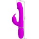 PRETTY LOVE KAMPAS VIBRADOR RABBIT 3 EN 1 MULTIFUNCIaN CON LENGUA FUCSIA