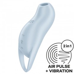 SATISFYER POCKET PRO 1 ESTIMULADOR CLaTORIS AZUL CLARO