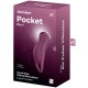 SATISFYER POCKET PRO 1 ESTIMULADOR CLaTORIS GRANATE