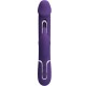 PRETTY LOVE KAMPAS VIBRADOR RABBIT 3 EN 1 MULTIFUNCIaN CON LENGUA VIOLETA