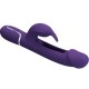 PRETTY LOVE KAMPAS VIBRADOR RABBIT 3 EN 1 MULTIFUNCIaN CON LENGUA VIOLETA