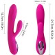 ARMONY VIBRADOR ESTIMULADOR FLEXIBLE EFECTO CALOR FUCSIA
