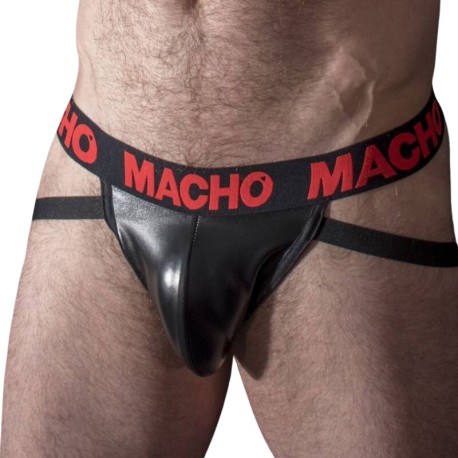 MACHO MX25RC JOCK CUERO ROJO XL