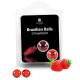 SECRETPLAY BRAZILIAN BALLS FRESAS SET 2 BOLAS