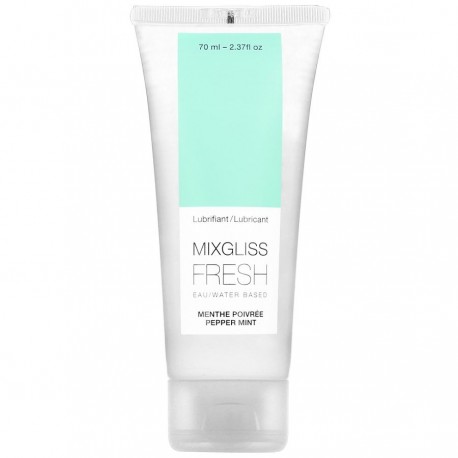 MIXGLISS LUBRICANTE BASE AGUA EFECTO FRIO SABOR A MENTA 70 ML