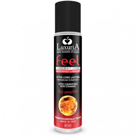 INTIMATELINE LUXURIA FEEL HOT SENSATION LUBRICANTE BASE AGUA EFECTO CALOR 60 ML