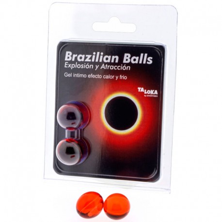 TALOKA BRAZILIAN BALLS GEL EXCITANTE EFECTO CALOR Y FRaO 2 BOLAS
