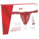 INTT RELEASES PANTY BRASILEaO ROJA CON PERLAS Y GEL LUBRICANTE 50 ML