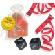 INEDIT KIT BOLSA ORGANZA ATADURAS ROJO