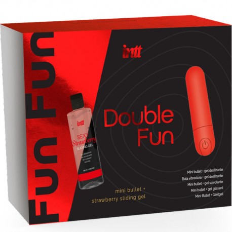 INTT RELEASES DOUBLE FUN KIT CON BALA VIBRADORA Y GEL DE MASAJE FRESA