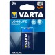 VARTA LONGLIFE POWER PILA ALCALINA 9V LR61 BLISTER1