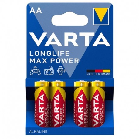 VARTA MAX POWER PILA ALCALINA AA LR6 BLISTER4