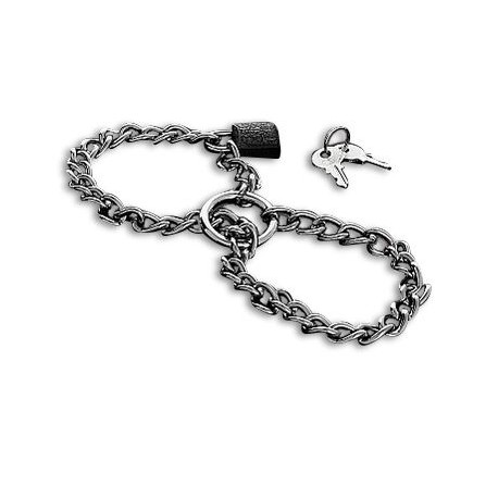 METAL HARD ESPOSAS CON CADENA DE ACERO INOX
