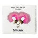 ADRIEN LASTIC ESPOSAS METAL CON PLUMAS ROSA