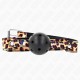 KINK MORDAZA DE BOLA 45 CM TRANSPIRABLE LEOPARDO 65 x 25 CM