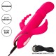 CALEXOTICS JACK FANTASY TRIPLE VIBRADOR CALENTABLE RABBIT ROSA