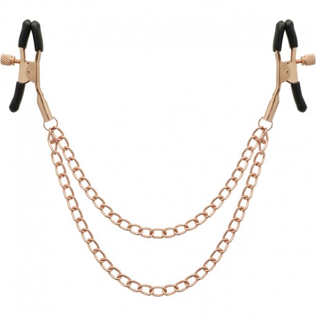 BEGME BLACK EDITION PINZAS PEZONES CON CADENA