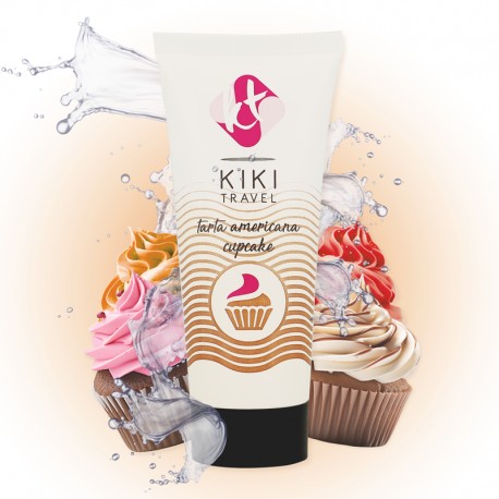 KIKa TRAVEL GEL DESLIZANTE SABOR A TARTA AMERICANA CUPCAKE 50 ML