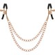 COQUETTE CHIC DESIRE FANTASY PINZAS METALICAS PEZONES CON CADENA