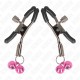 KINK PINZAS PARA PEZONES CON DOBLE CAMPANILLA ROSA 6 CM