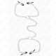 KINK PINZAS PARA PEZONES DOBLE 32 CM CON CADENAS 14 CM