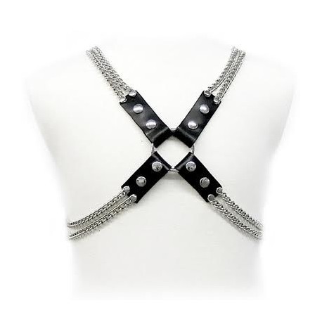 LEATHER BODY CHAIN HARNESS