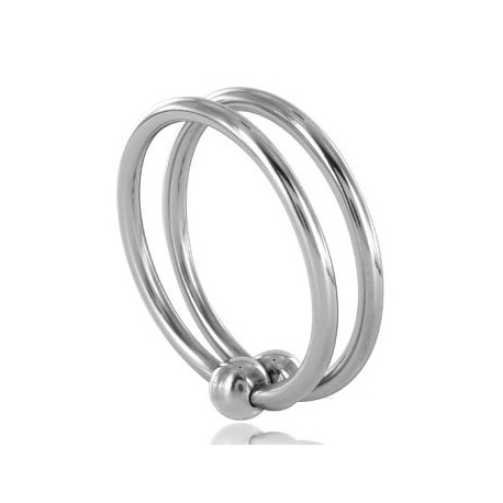 METAL HARD DOUBLE GLANS RING 28MM