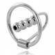 METAL HARD ANILLO GLANDE CON PLUG URETRAL 28MM