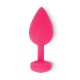 G VIBE FUNTOYS GPLUG ANAL VIBRADOR RECARGABLE PEQUEaO ROSA NEON 3CM