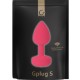 G VIBE FUNTOYS GPLUG ANAL VIBRADOR RECARGABLE PEQUEaO ROSA NEON 3CM