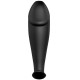 PRETTY LOVE PLUG ANAL SILICONA FORMA PENE Y 12 MODOS VIBRACION NEGRO