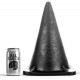ALL BLACK PLUG TRIANGULAR 30 CM