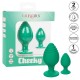 CALEXOTICS CHEEKY PLUGS ANALES VERDE