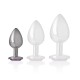 INTENSE PLUG ANAL METAL ALUMINIO CON CRISTAL VIOLETA TALLA S