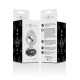 INTENSE PLUG ANAL METAL ALUMINIO CON CRISTAL NEGRO TALLA S