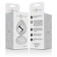 INTENSE PLUG ANAL METAL ALUMINIO CON CRISTAL PLATA TALLA L