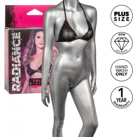 CALEXOTICS RADIANCE TOP DE BIKINI TRIANGULAR PEDRERaA TALLA GRANDE
