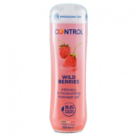 CONTROL GEL DE MASAJE 3 EN 1 WILD BERRIES 200 ML