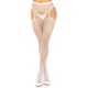 LEG AVENUE MEDIAS RED SIN ENTREPIERNA BLANCO