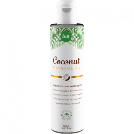 INTT ACEITE DE MASAJE VEGANO DULCE CON SABOR A COCO RELAJANTE