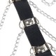 SUBBLIME ARNaS DE PECHO CADENAS CUERO NEGRO TALLA aNICA