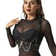 SUBBLIME ARNaS FORMA CORSET DETALLE CADENAS TALLA aNICA