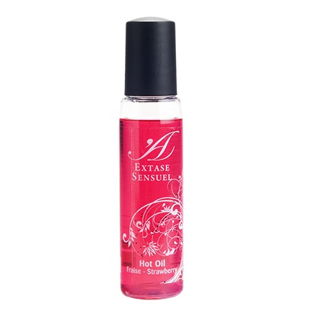 EXTASE SENSUAL ACEITE ESTIMULANTE FRESA VIAJE CALOR 35 ML